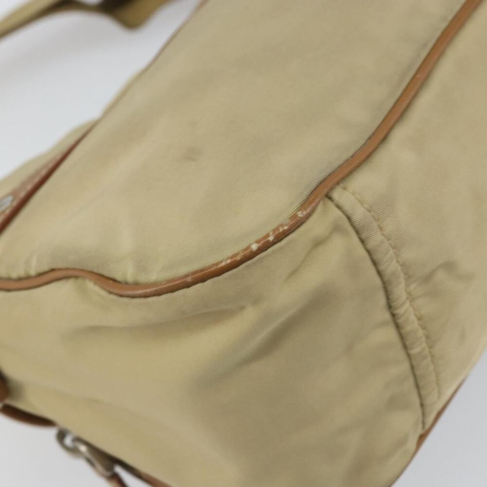 Prada Nylon Shoulder Bag Beige - Picture 3 of 14